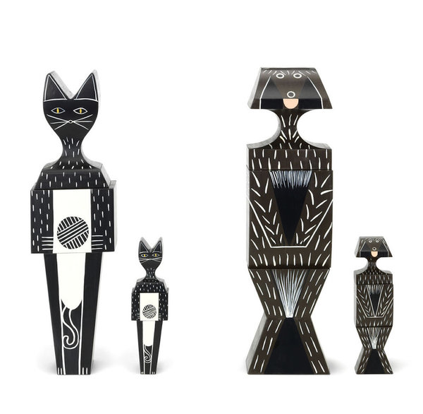 Vitra - Wooden Doll Cat and Dog